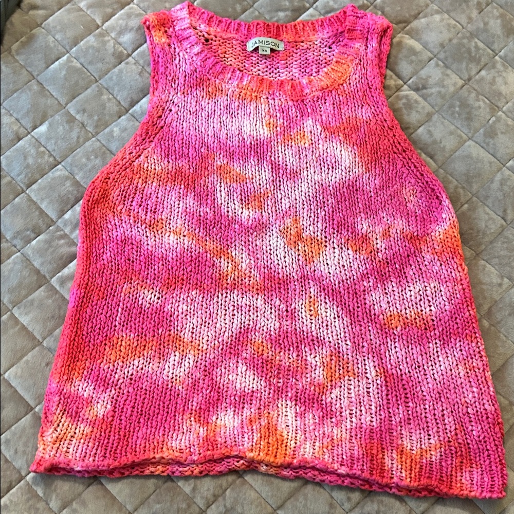Colorful Knit Tank Top